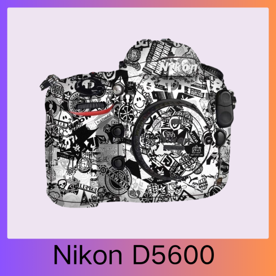 Corpo da Nikon D5600  - Pele câmera, adesivo câmera - com alta resistência a arranhões, à prova d'água e com design elegante.